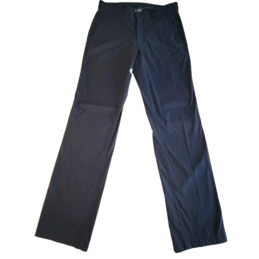 EDDIE BAUER Travex Pants Mens 32x34 Black Stretch Tech Performance Outerwear